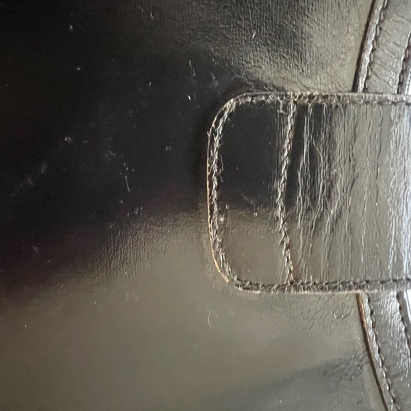 Celine Black Leather Bag with Gold Hardware - Picture 5 of 14